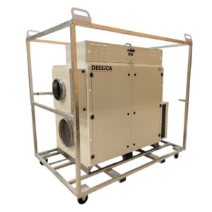 déshumidificateur d'air sur cadre et roulettes